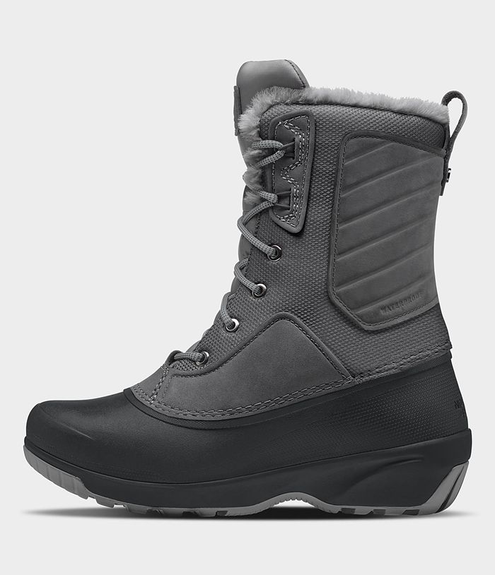 The North Face Womens Boots Shellista IV Mid WP 689ZBYCKF - Grey